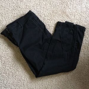LOFT size 18 zip front pocket sateen pants